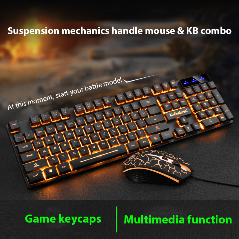 Gaming Keyboard Mobile - KM320 Keyboard And Mouse Set Waterproof
