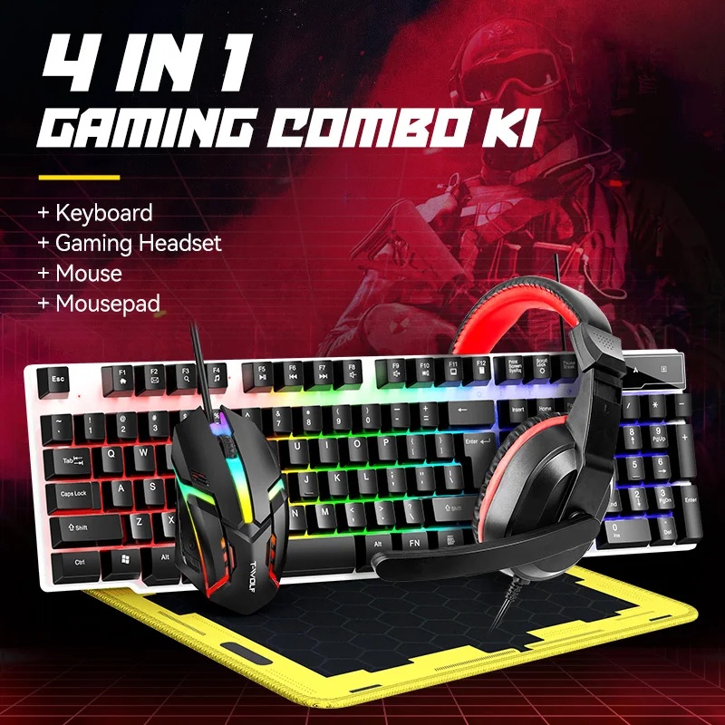 Gaming Keyboard Bundle - NEW USB Keyboard And Mouse Gaming