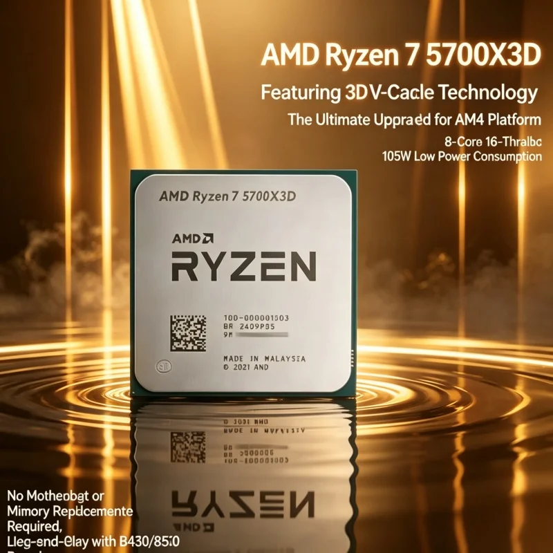 Amd Cpu Ryzen 7 - AMD Ryzen 7 5700X3D PC Building
