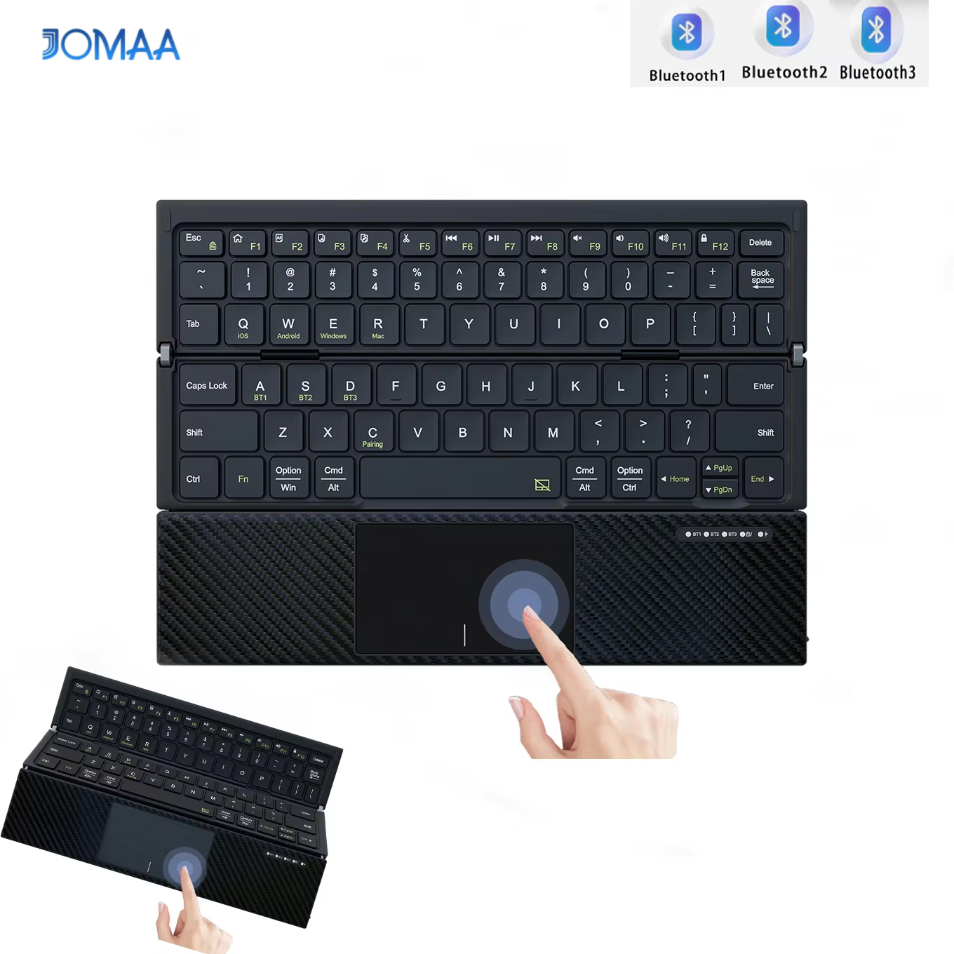 Foldable Bluetooth Keyboard wi - Gaming Keyboard Mobile 评论和价格