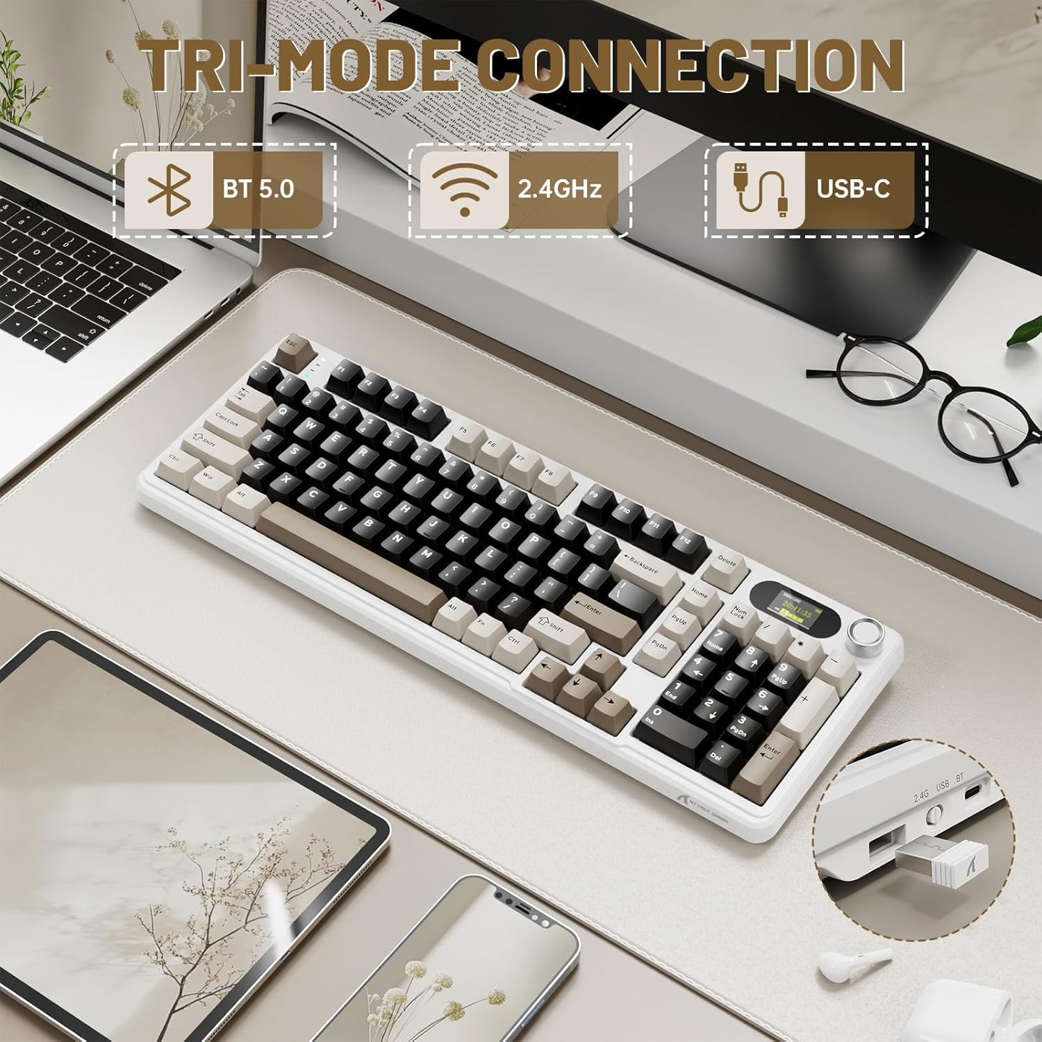 ATTACK SHARK X98Pro Wireless M - Gaming Keyboard Thocky 评论和价格