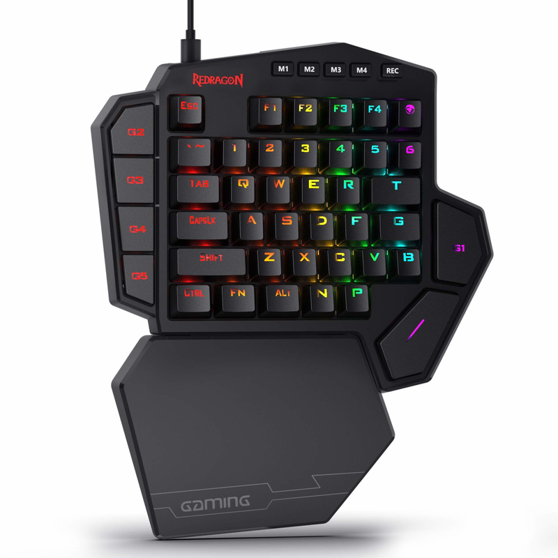 Redragon K585 DITI One-Handed  - Gaming Keyboard Half 评论和价格