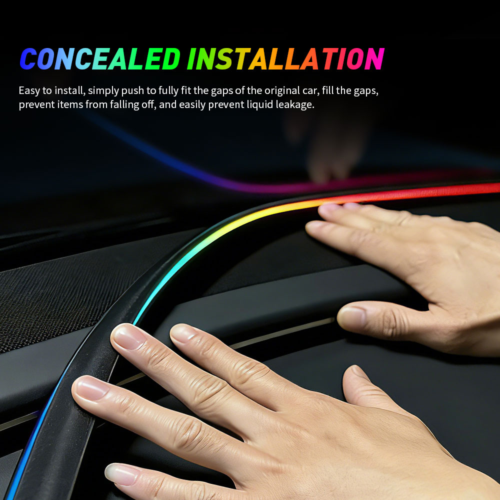 140/150CM Car Windshield Silic - Rgb Underglow Strip 评论和价格