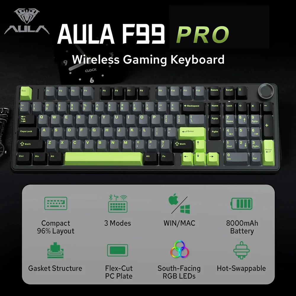 AULA F99PRO Gaming Mechanical  - Gaming Keyboard Thocky 评论和价格