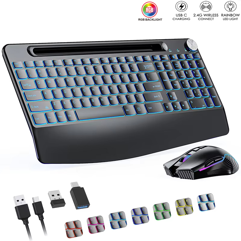 2.4G&Type-C Wireless Keyboard  - Gaming Keyboard Ergonomics 评论和价格