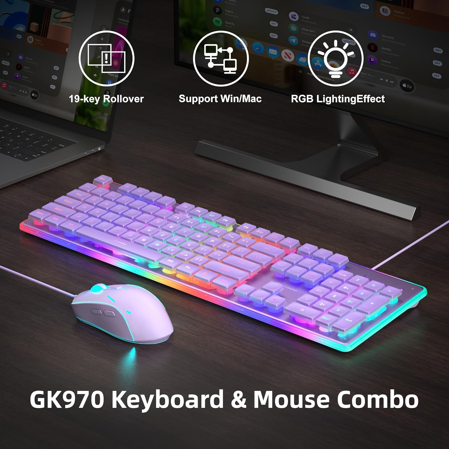 MageGee Gaming Keyboard and Mo - Gaming Keyboard And Mouse For Xbox 评论和价格