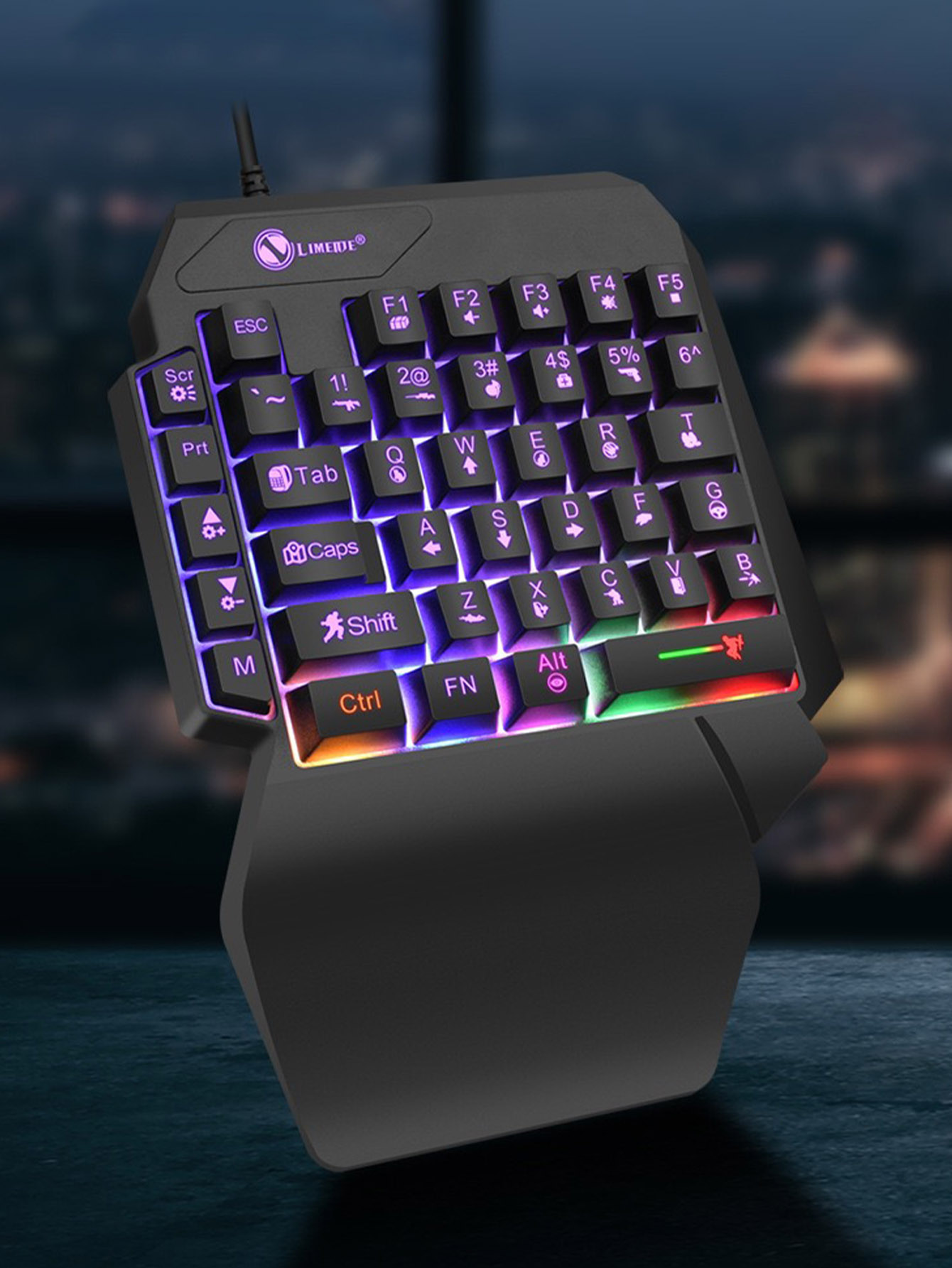 Mechanical One-Handed Light Ga - Gaming Keyboard Half 评论和价格