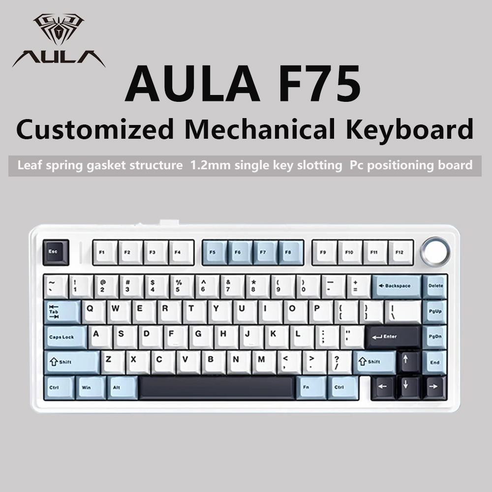 AULA F75 2.4G Wireless/Bluetoo - Gaming Keyboard Thocky 评论和价格