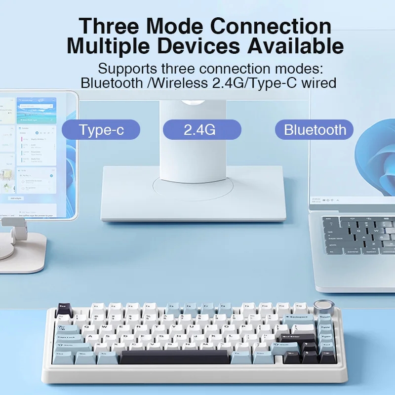 AULA F75 2.4G Wireless/Bluetoo - Gaming Keyboard Thocky 评论和价格