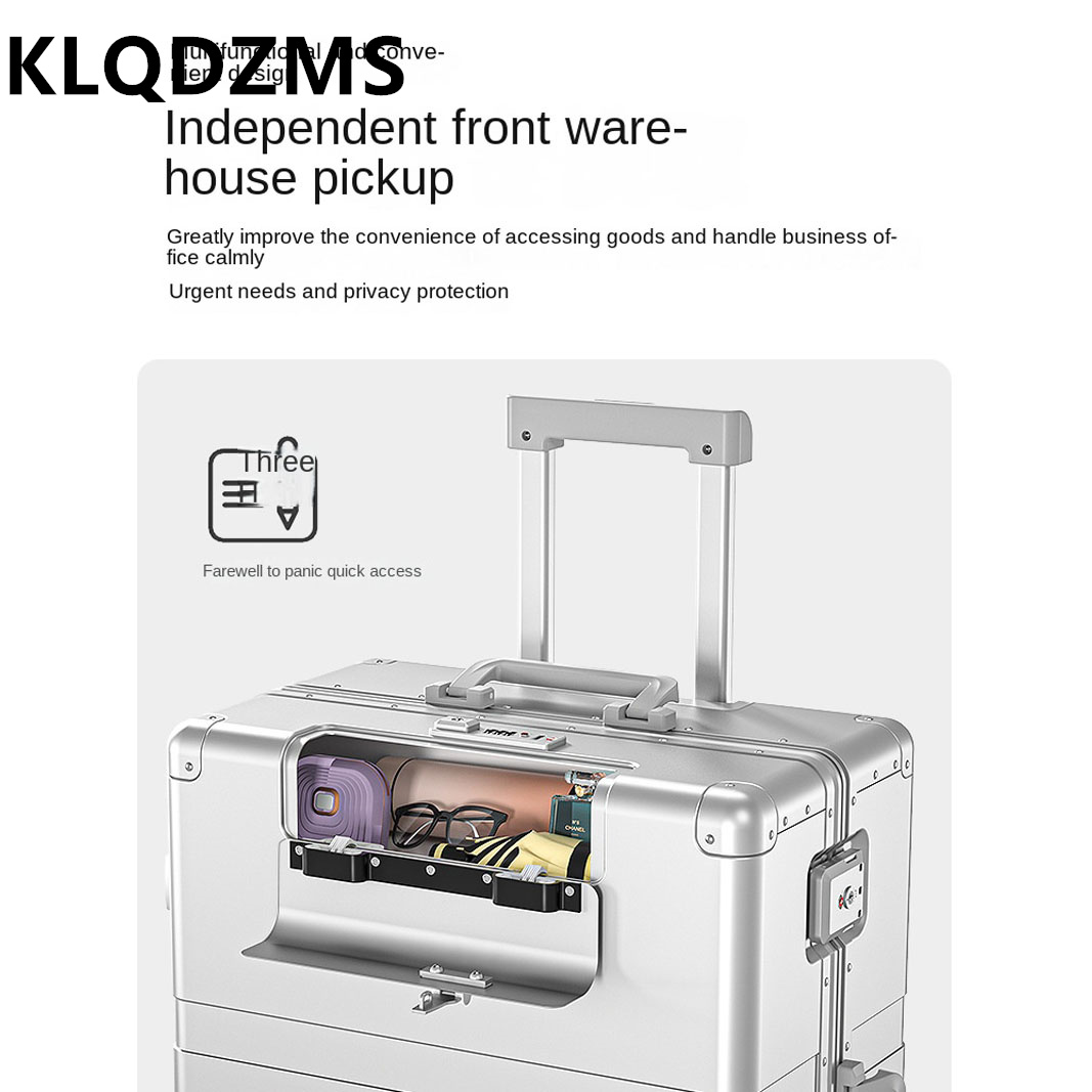KLQDZMS Suitcase Front Opening - Aluminum Case 65 评论和价格