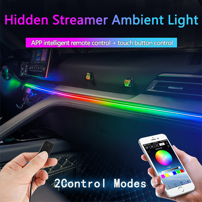 Car Ambient Light/64 Colors Ac - Rgb Underglow Strip 评论和价格