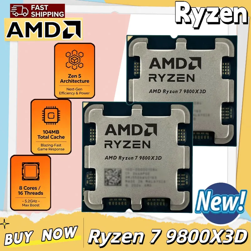 AMD Ryzen 7 9800X3D Game CPU U - Amd Cpu Ryzen 7 评论和价格