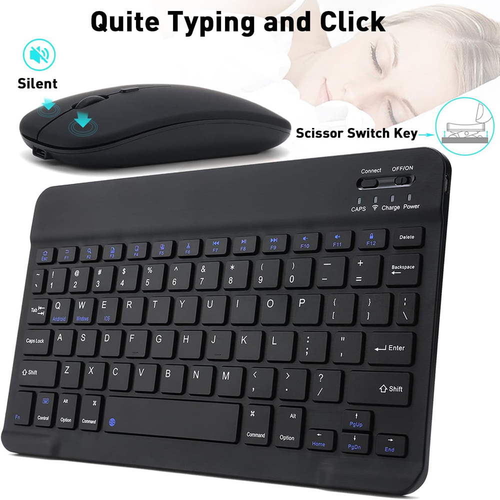 10 lnch Wireless  Bluetooth Mi - Gaming Keyboard And Mouse Wireless 评论和价格