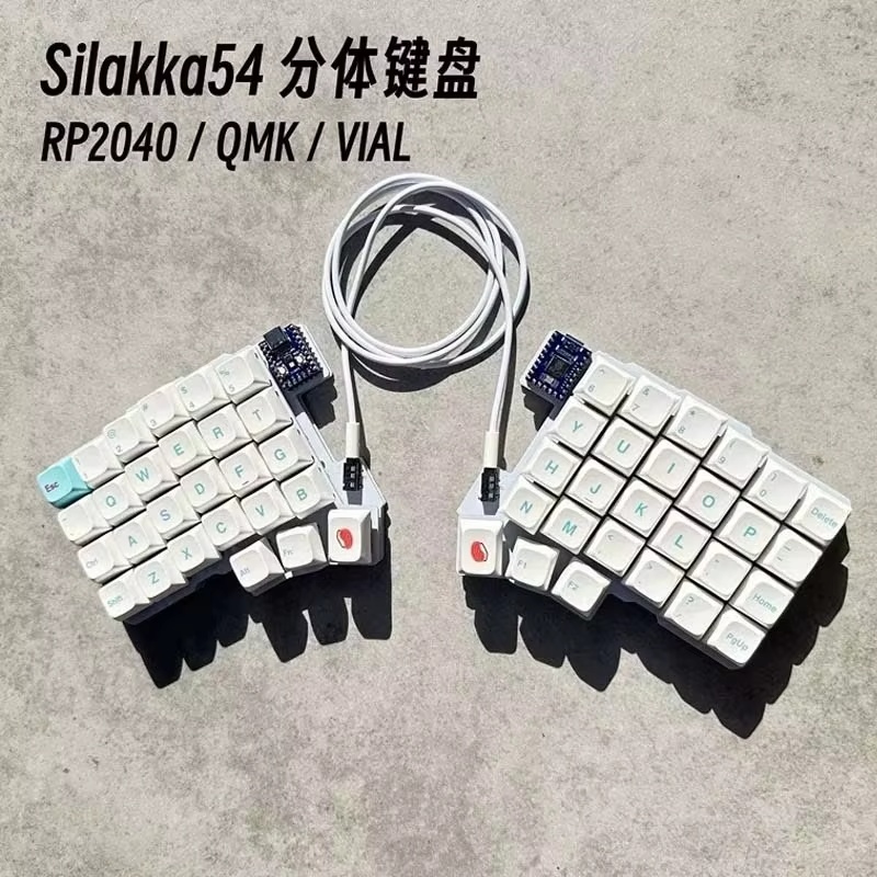Silakka54 Ergonomic Split Mech - Gaming Keyboard Half 评论和价格