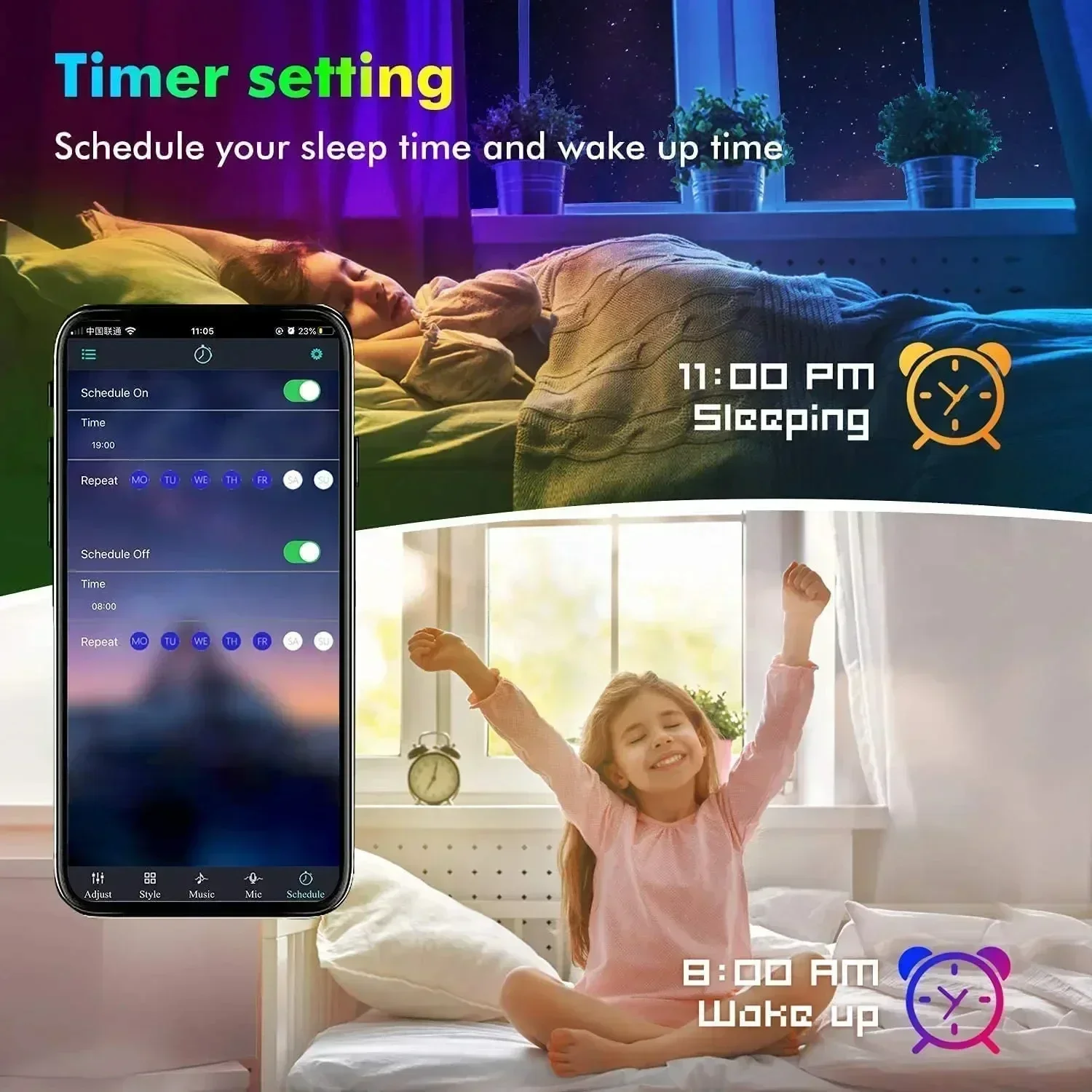 Smart RGB LED Gaming Light Str - Rgb Underglow Strip 评论和价格