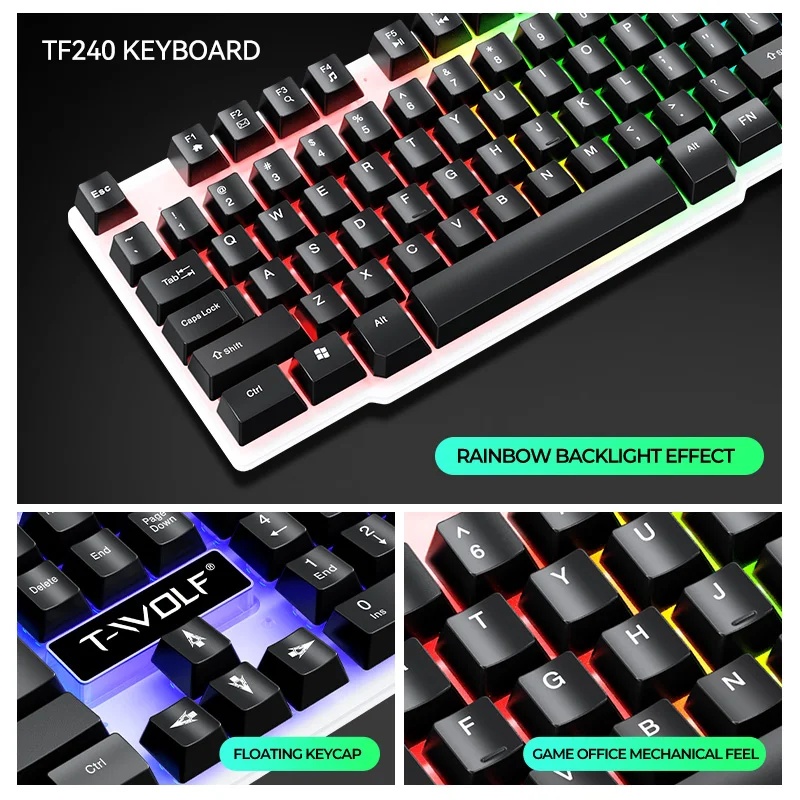 NEW USB Keyboard And Mouse Gam - Gaming Keyboard Bundle 评论和价格