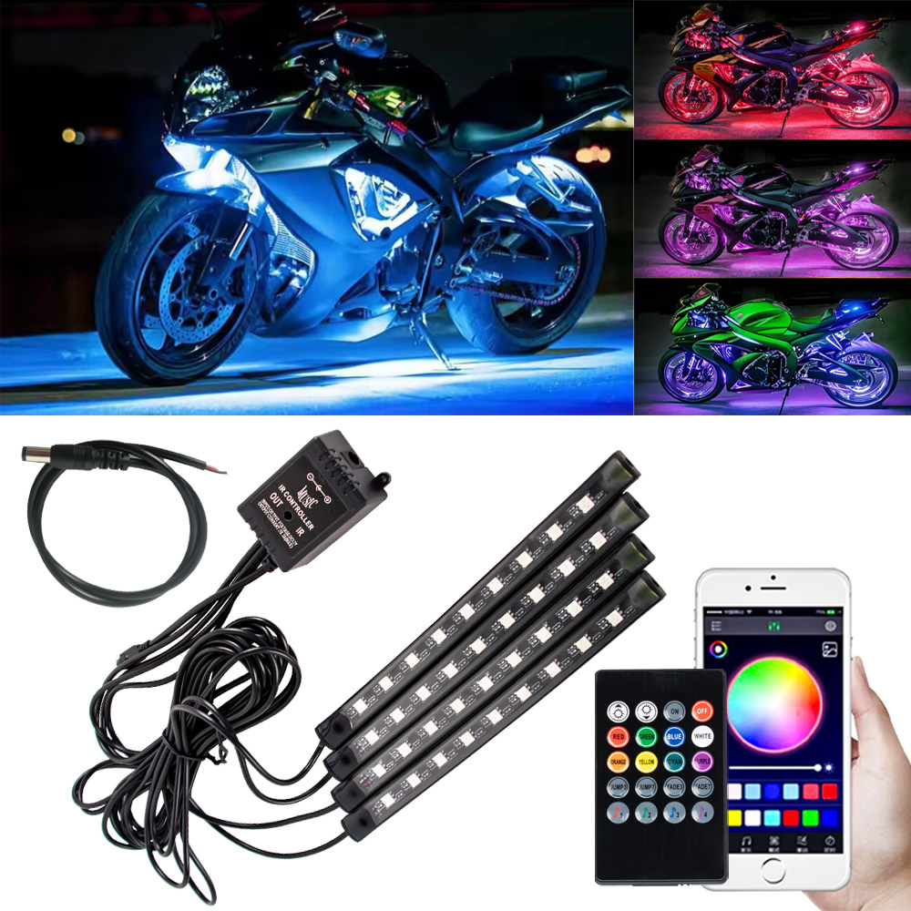 LED Motorcycle Car Atmosphere  - Rgb Underglow Strip 评论和价格