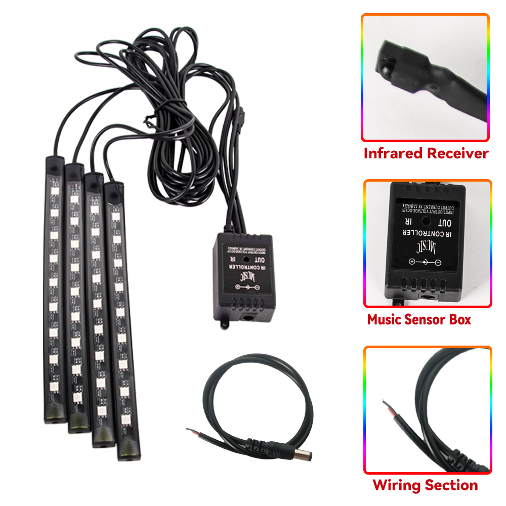 LED Motorcycle Car Atmosphere  - Rgb Underglow Strip 评论和价格