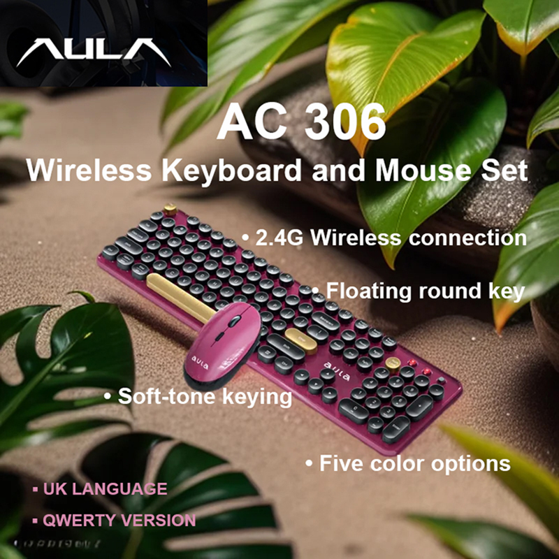 AULA AC306 Wireless Keyboard a - Gaming Keyboard And Mouse For Xbox 评论和价格