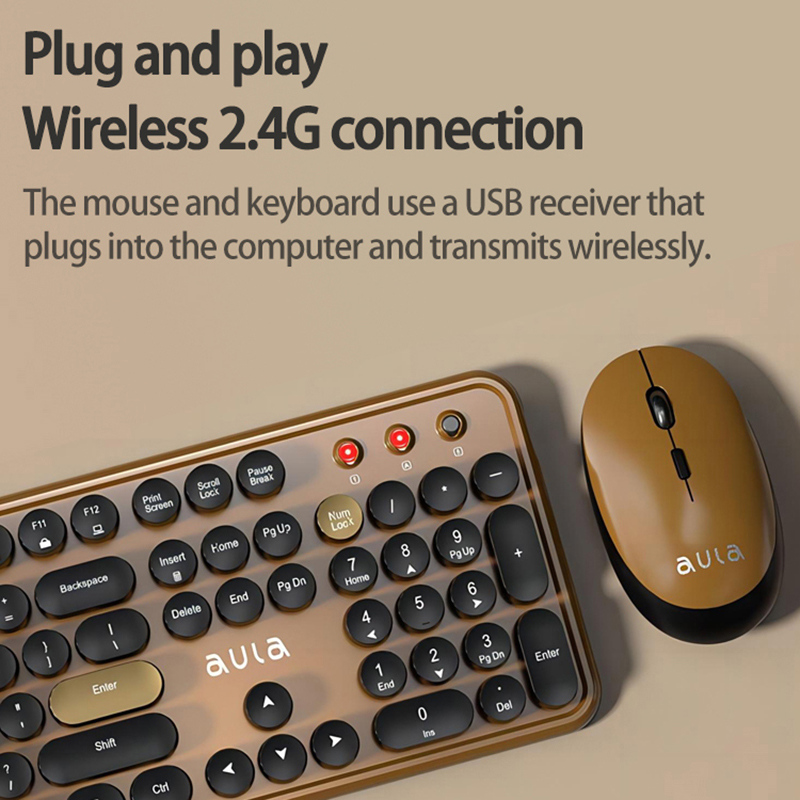 AULA AC306 Wireless Keyboard a - Gaming Keyboard And Mouse For Xbox 评论和价格