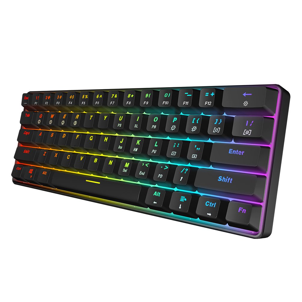 SKYLOONG GK61 Mini Portable 60 - Gaming Keyboard Mobile 评论和价格