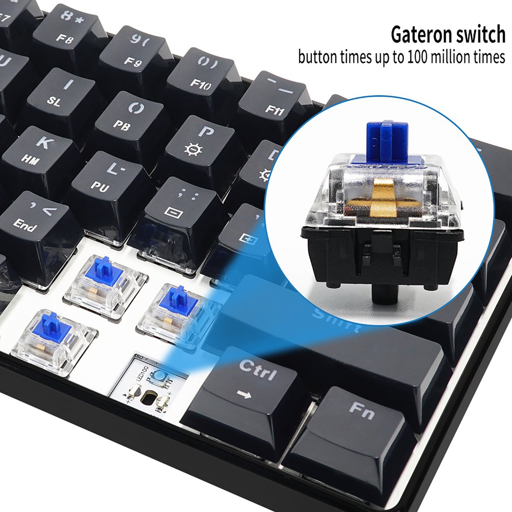 SKYLOONG GK61 Mini Portable 60 - Gaming Keyboard Mobile 评论和价格