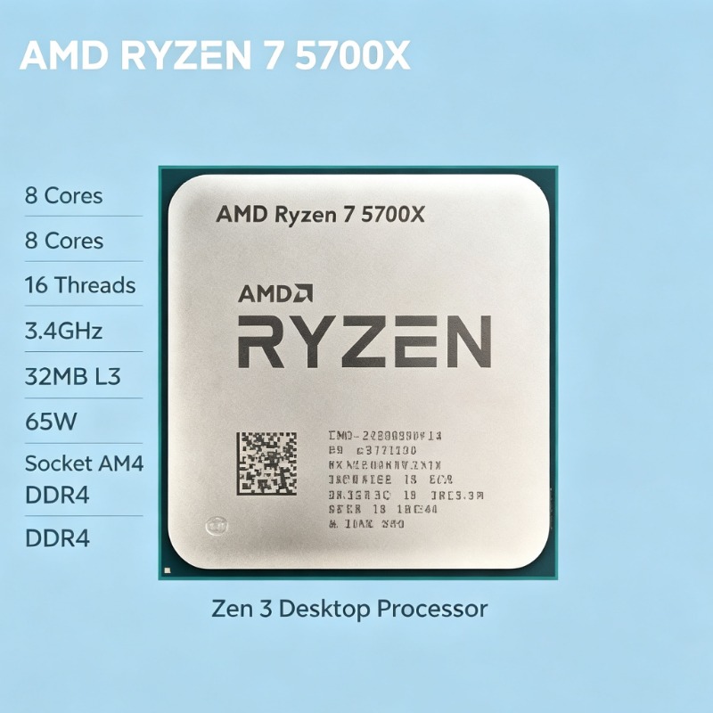 65W TDP AM4 CPU AMD Ryzen 7 57 - Amd Cpu Ryzen 7 评论和价格