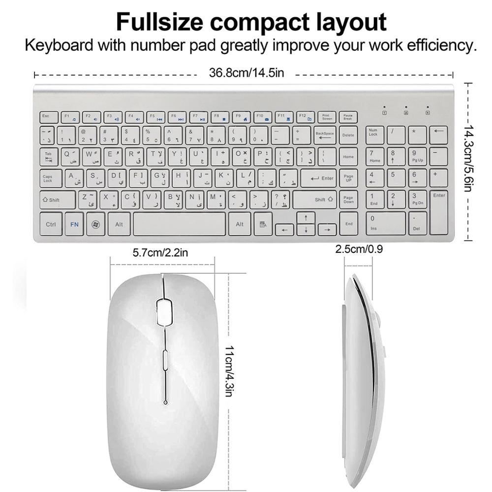 Arabic Enghish Character Slim  - Gaming Keyboard Mobile 评论和价格