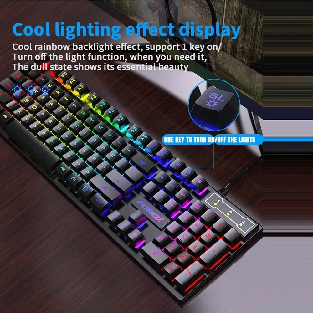 Kebidumei 104 Key Backlit Mech - Gaming Keyboard Half 评论和价格