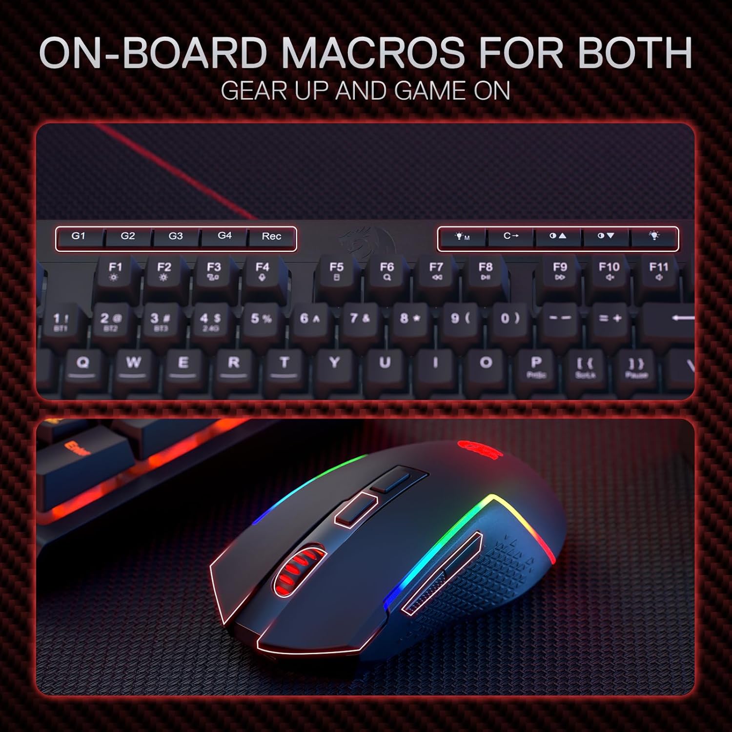 Redragon S142 Wireless Gaming  - Gaming Keyboard And Mouse For Xbox 评论和价格