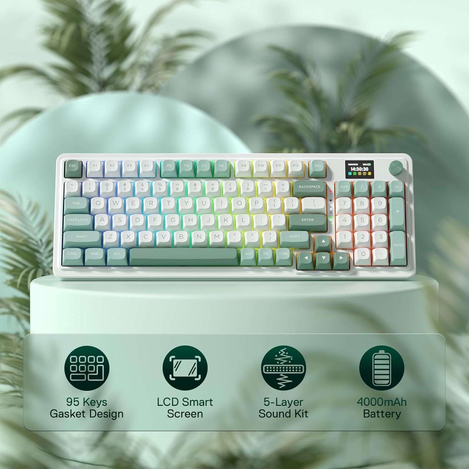 Redragon K719 Wireless Gasket  - Gaming Keyboard Thocky 评论和价格