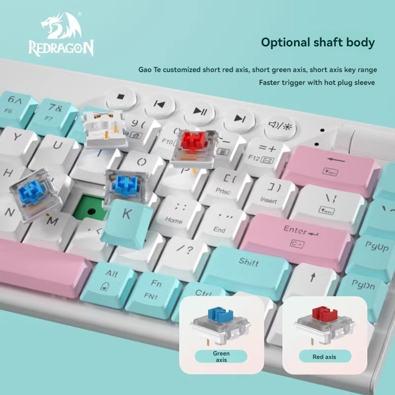 REDRAGON K609 Low Profile Mech - Gaming Keyboard E Yooso 评论和价格
