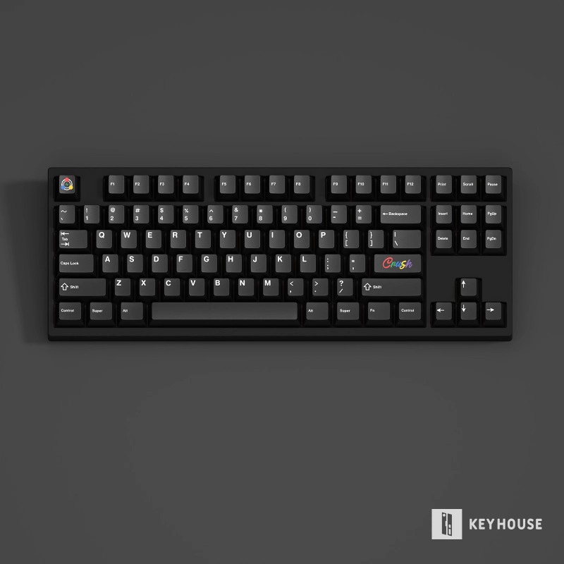 Original Crush Theme Keycaps 1 - Keyboard Gaming Black 评论和价格