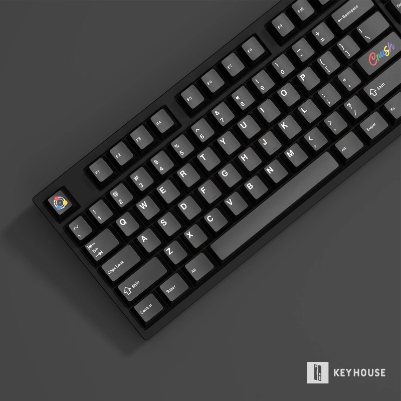Original Crush Theme Keycaps 1 - Keyboard Gaming Black 评论和价格