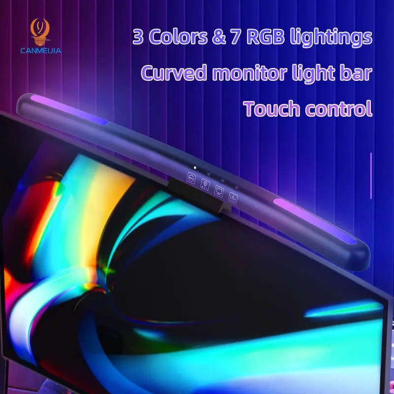 Curved LED Monitor Light Bar U - Rgb Underglow Strip 评论和价格