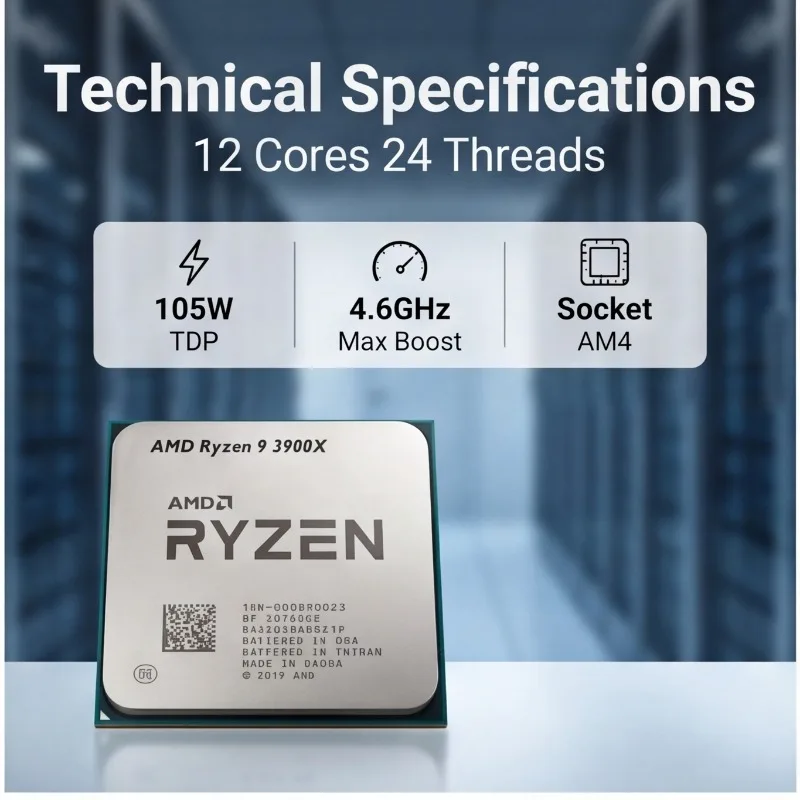 AMD CPU Ryzen 9 3900X 12-Core  - Amd Cpu Ryzen 9 评论和价格