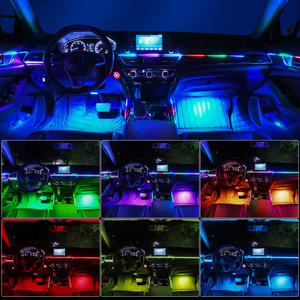 Universal Led Car Ambient Ligh - Rgb Underglow Strip 评论和价格