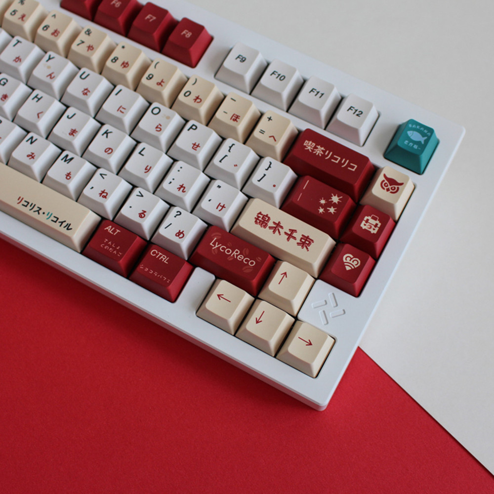 Lycoris Recoil Anime PBT Keyca - Gaming Keyboard Ergonomics 评论和价格
