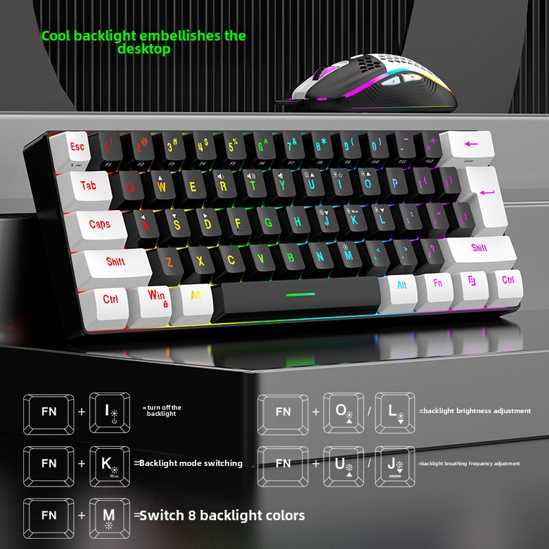 Keyboard and Mouse Sets 60% RG - Gaming Keyboard And Mouse For Xbox 评论和价格